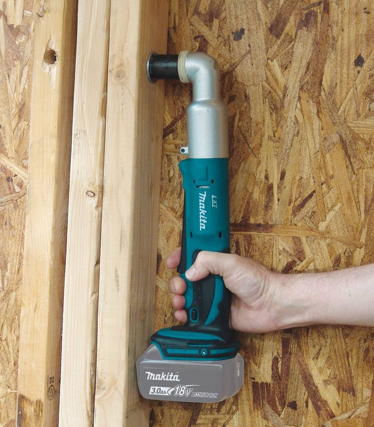 image:imageMakita XLT02Z 18V LXT LithiumIon Cordless 38Inch Angle Impact Wrench Tool Only No BatteryBare Tool