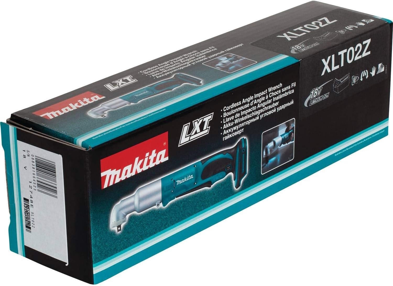 image:imageMakita XLT02Z 18V LXT LithiumIon Cordless 38Inch Angle Impact Wrench Tool Only No BatteryBare Tool