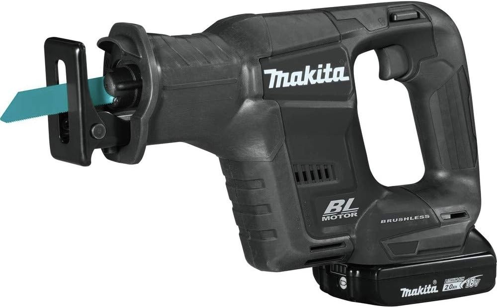 image:imageMakita XRJ07R1B 18V LXT LithiumIon SubCompact Brushless Cordless Recipro Saw Kit 20AhKit