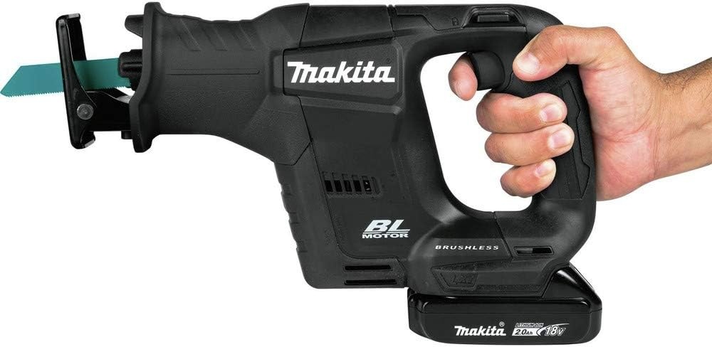 image:imageMakita XRJ07R1B 18V LXT LithiumIon SubCompact Brushless Cordless Recipro Saw Kit 20AhKit