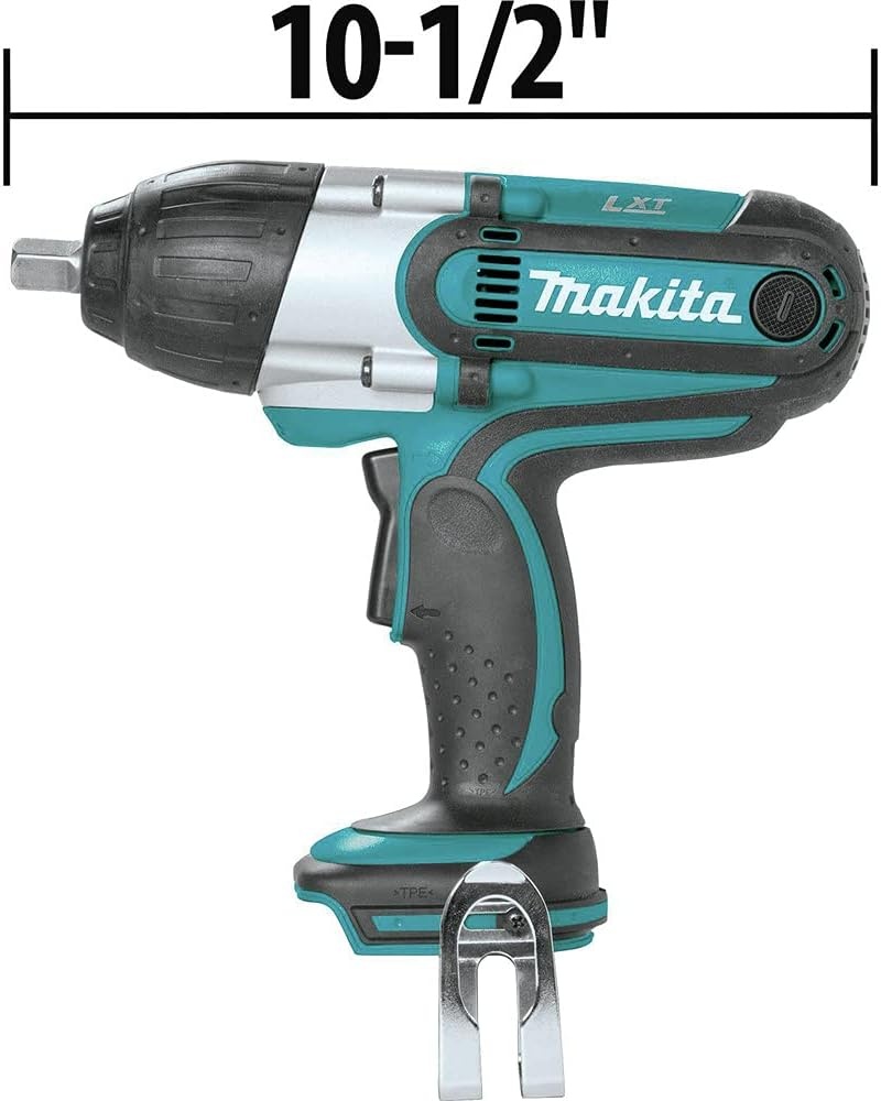 image:imageMakita XWT04S1 18V LXT LithiumIon Cordless 12 Sq Drive Impact Wrench Kit 30Ah