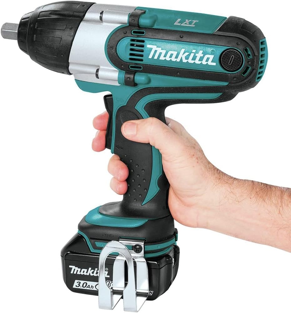 image:imageMakita XWT04S1 18V LXT LithiumIon Cordless 12 Sq Drive Impact Wrench Kit 30Ah