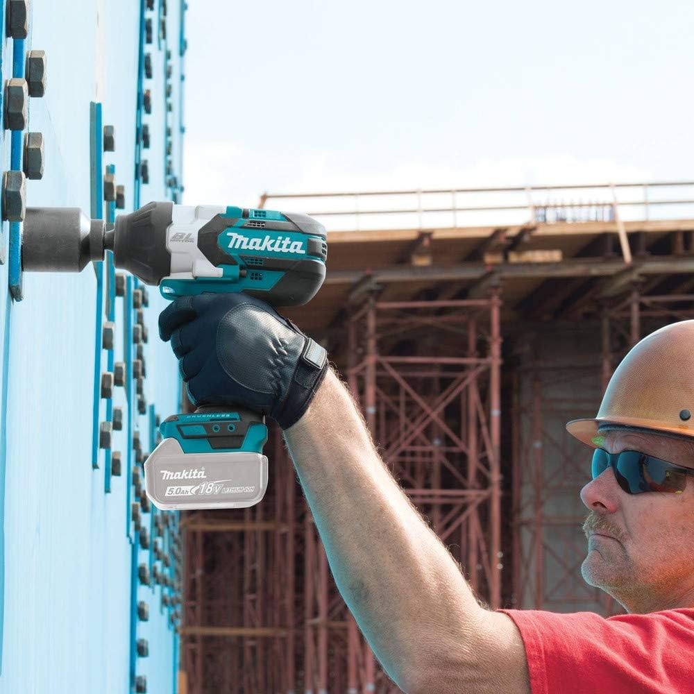 image:imageMakita XWT08XVZ 18V LXT LithiumIon Brushless Cordless High Torque 12 Sq Drive Utility Impact Wrench