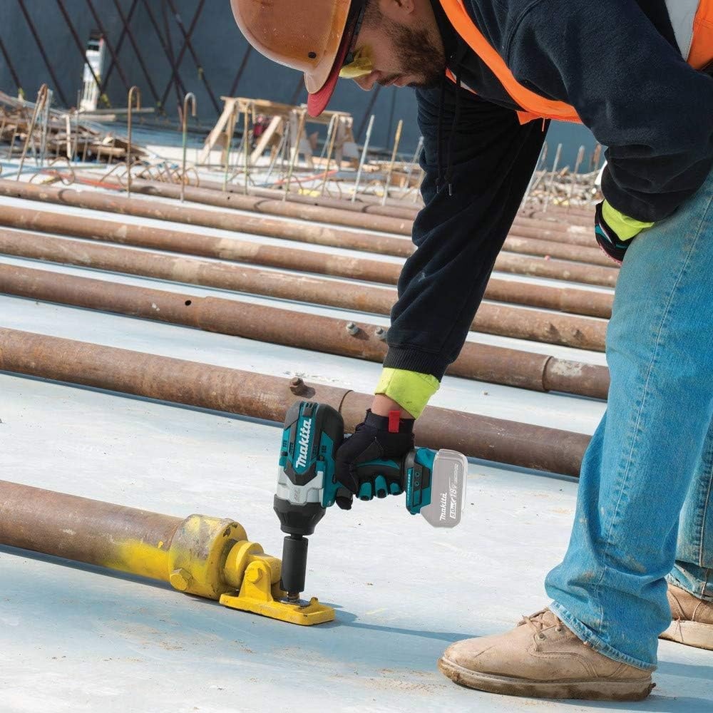 image:imageMakita XWT08XVZ 18V LXT LithiumIon Brushless Cordless High Torque 12 Sq Drive Utility Impact Wrench