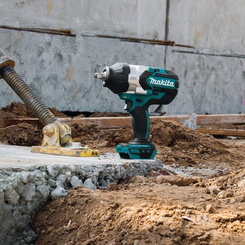 image:imageMakita XWT08XVZ 18V LXT LithiumIon Brushless Cordless High Torque 12 Sq Drive Utility Impact Wrench