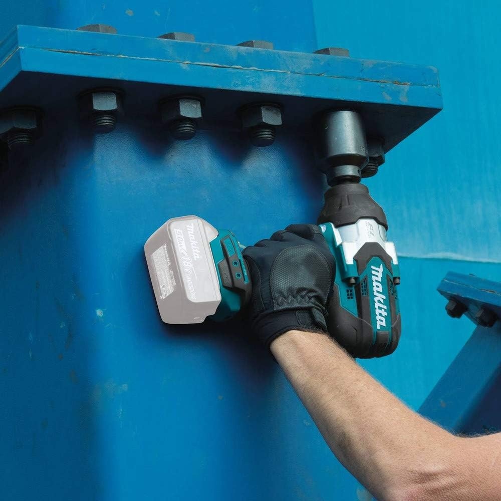 image:imageMakita XWT08XVZ 18V LXT LithiumIon Brushless Cordless High Torque 12 Sq Drive Utility Impact Wrench
