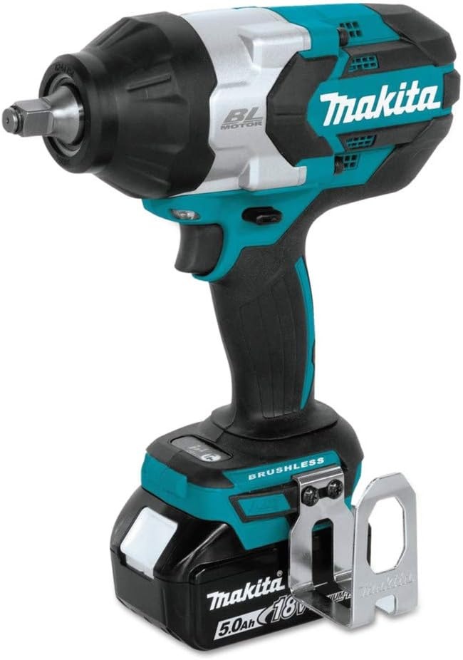 image:imageMakita XWT08Z 18V LXT LithiumIon Brushless Cordless HighTorque 12 Sq Drive Impact Wrench Tool OnlyImpact Wrench Kit