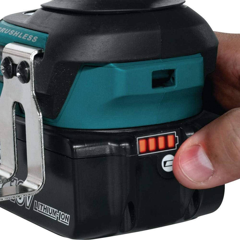 image:imageMakita XWT08Z 18V LXT LithiumIon Brushless Cordless HighTorque 12 Sq Drive Impact Wrench Tool OnlyImpact Wrench Only
