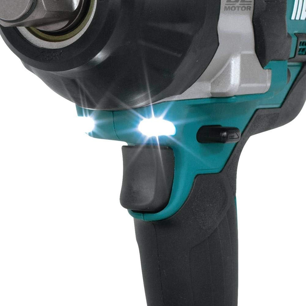 image:imageMakita XWT08Z 18V LXT LithiumIon Brushless Cordless HighTorque 12 Sq Drive Impact Wrench Tool OnlyImpact Wrench Only