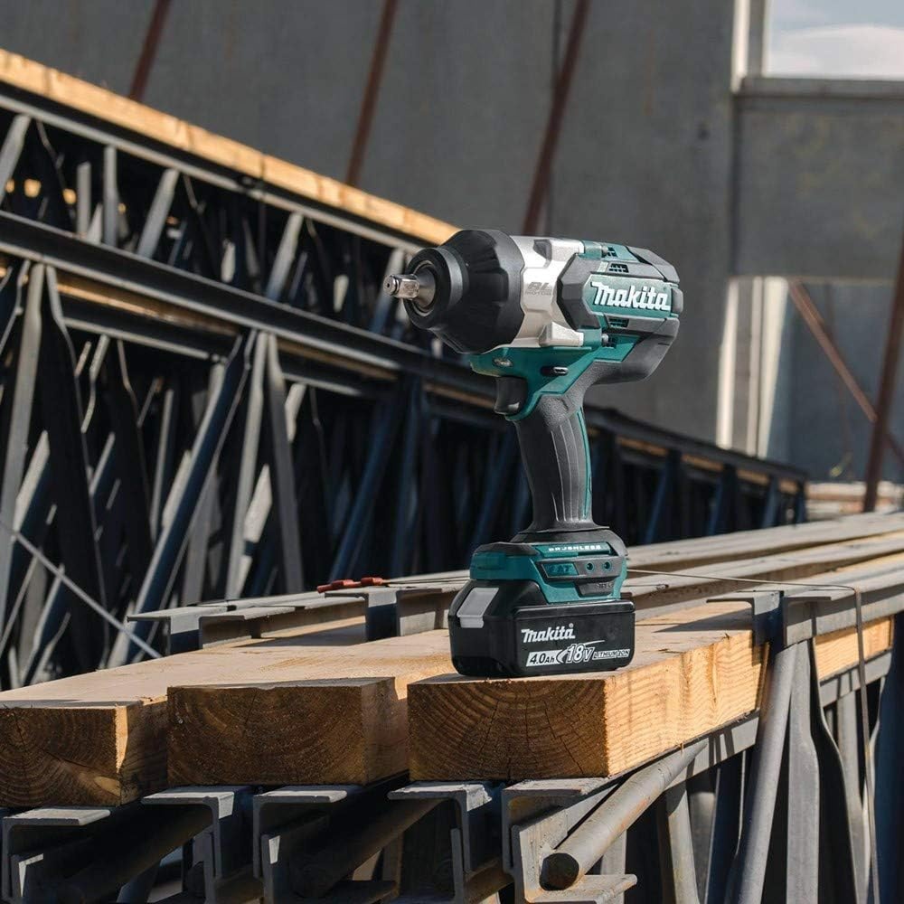 image:imageMakita XWT08Z 18V LXT LithiumIon Brushless Cordless HighTorque 12 Sq Drive Impact Wrench Tool OnlyImpact Wrench Only