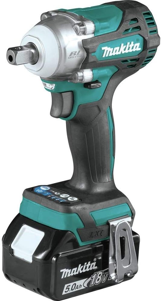 image:imageMakita XWT15T 18V LXT LithiumIon Brushless Cordless 4Speed 12 Sq Drive Impact Wrench Kit wDetent Anvil 50AhKit