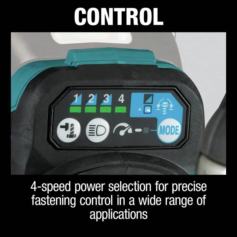 image:imageMakita XWT17Z 18V LXT LithiumIon Brushless Cordless 4Speed MidTorque 12 Sq Drive Impact Wrench wFriction Ring Anvil Tool OnlyImpact Wrench Only
