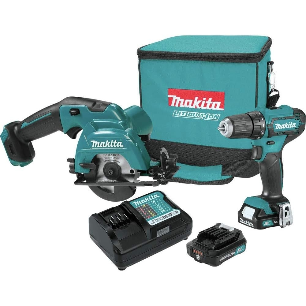 image:imageMakita  12V Max Cxt LiIo Cordless 2Pc Combo Kit 20Ah CT233R