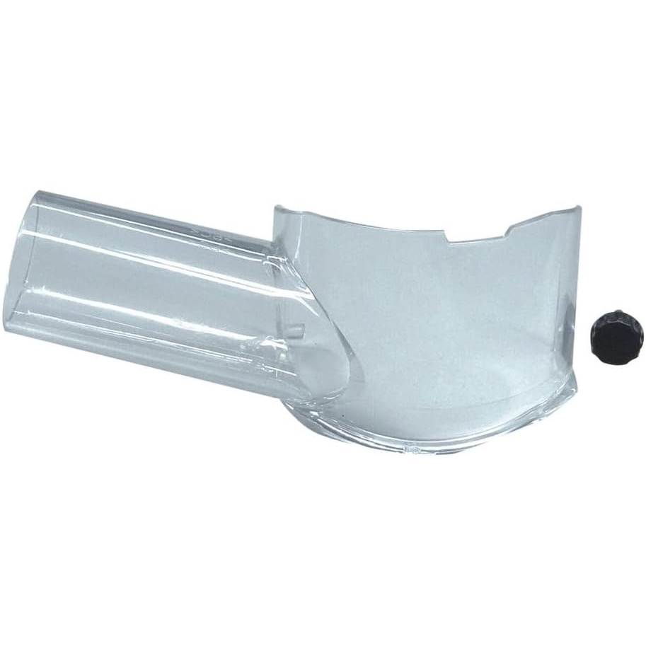 image:imageMakita 1955591 Dust Extracting Attachment Routers  Replacement Tool Part  Durable Clear Plastic  Quick SingleScrew Attachment  Compatible with Standard Router Bases