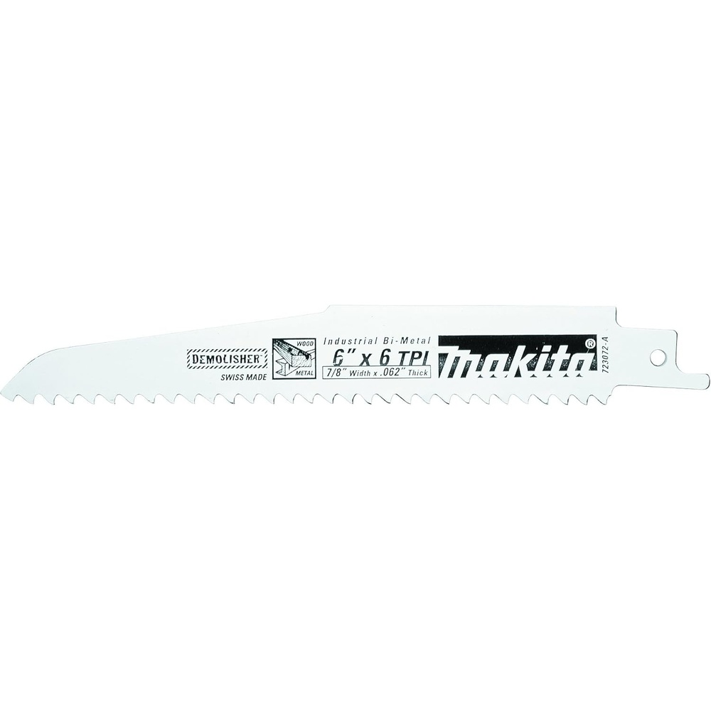 image:imageMakita 723073A25 9Inch 6TPI Demolition Reciprocating Saw Blade25Pack