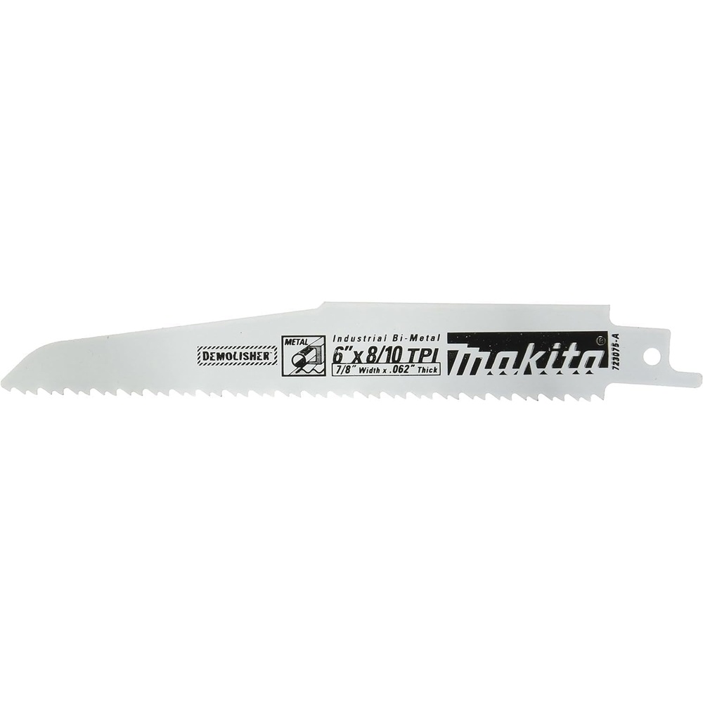 image:imageMakita 723075A3 6Inch 810TPI Demolition Reciprocating Saw Blade
