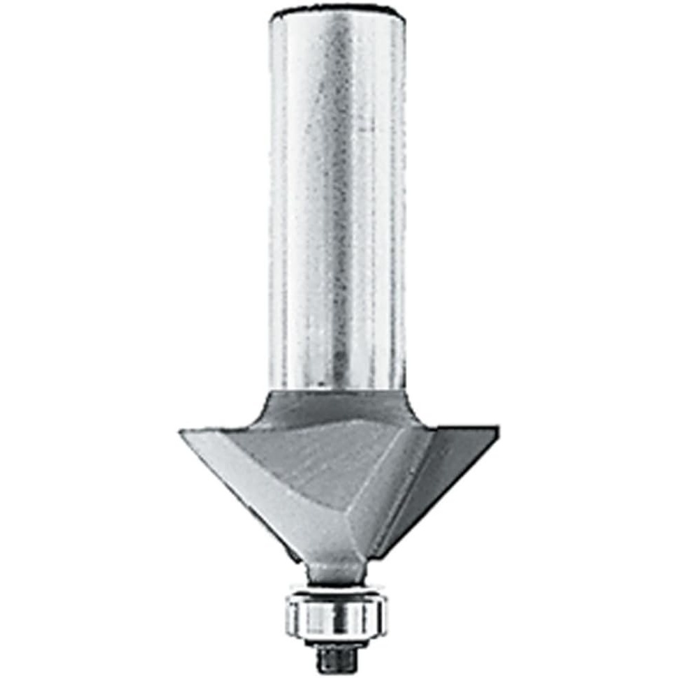image:imageMakita 7331244A 45 Degree Chamfering 2 Cutting Flutes 14Inch Shank Carbide Tip Router BitSilver