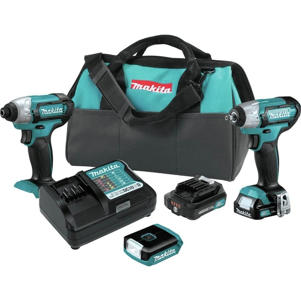 image:imageMakita CT324 12V Max CXT LithiumIon Cordless 3Pc Combo Kit 15Ah