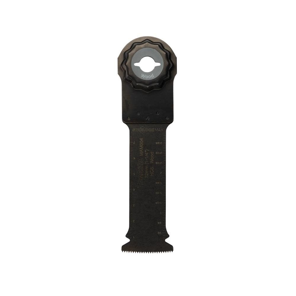 image:imageMakita E08551 StarlockMax Oscillating MultiTool 114 High Carbon Steel Curved Plunge Cut Blade