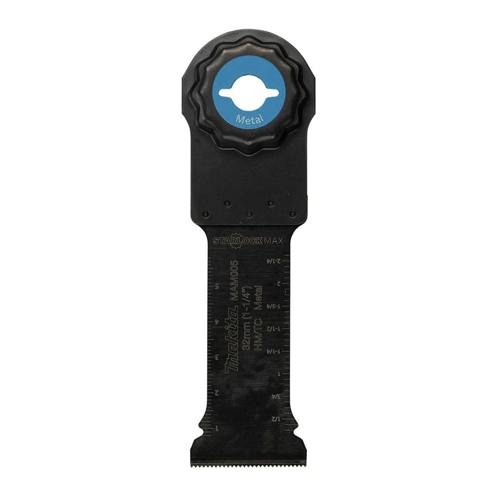 image:imageMakita E08567 StarlockMax Oscillating MultiTool 114 Hard Metal with Tungsten Carbide Teeth Plunge Cut Blade for Metal Cutting