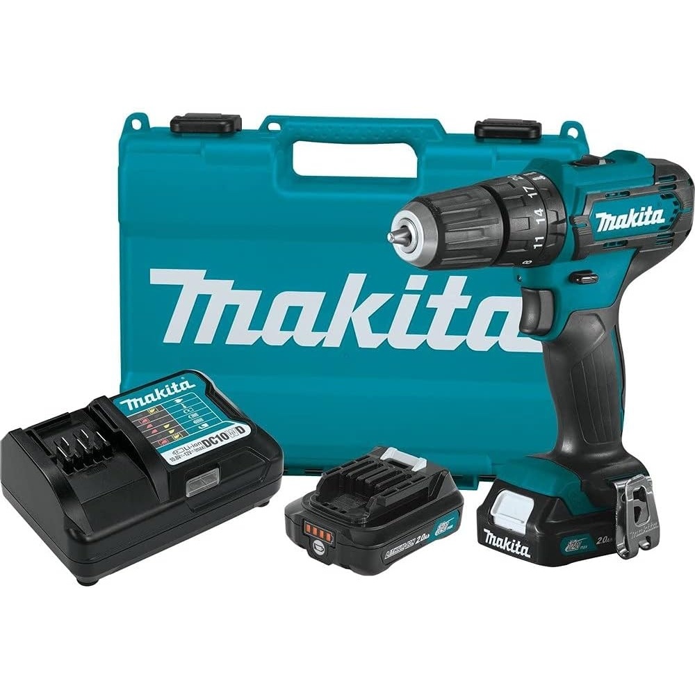 image:imageMakita PH06R1 12V max CXT LithiumIon Cordless 38 Hammer DriverDrill Kit 20Ah