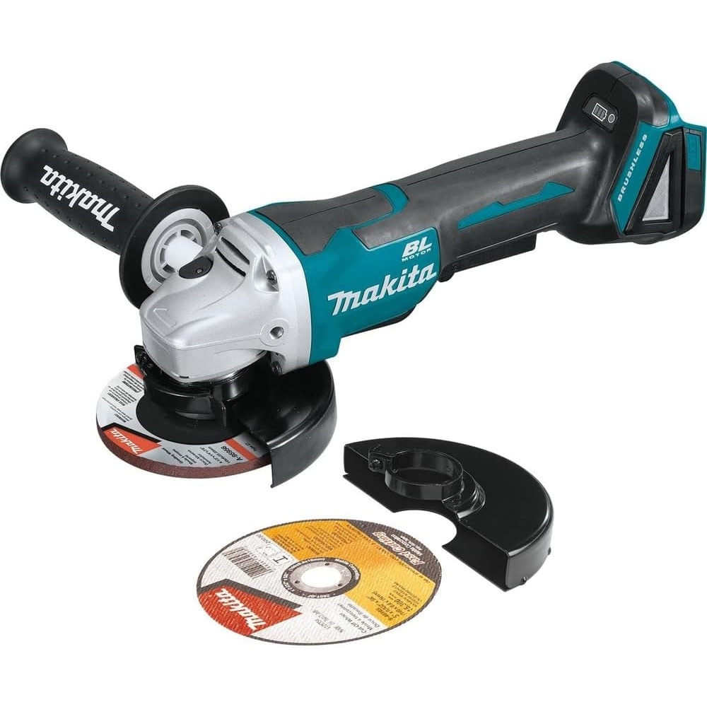 image:imageMakita XAG11T 18V LXT LithiumIon Brushless Cordless 412  5 Paddle Switch CutOffAngle Grinder Kit with Electric Brake 50AhBare Tool