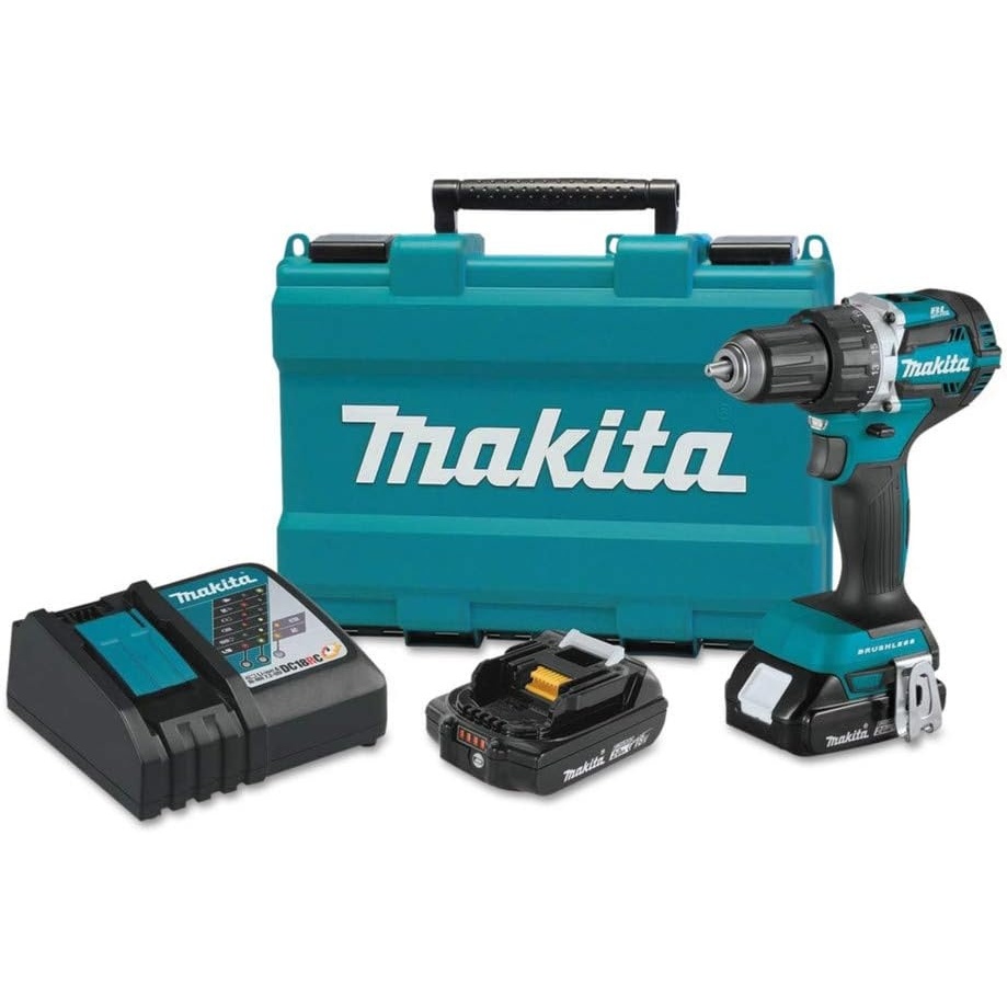 image:imageMakita XFD12R 18V LXT LithiumIon Compact Brushless Cordless 12 DriverDrill Kit 20AhKit w 20Ah Batteries