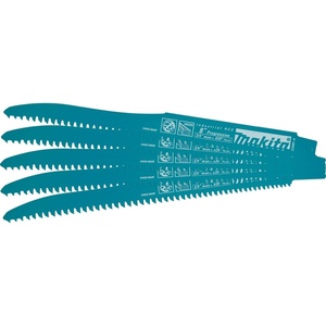 Makita 723081-A-5 8″ Wood Cutting Recipro Saw Blade, Progressive, 5/pk