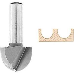 Makita 733008-2A Bit-1/4-Inch, 2-Flute, 1/4-Inch Short Carbide Tip