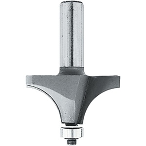 Makita 733120-4A Router Bit 5/16-Inch Corner Round, 2 Flute, 1/4-Inch SH, C.T.