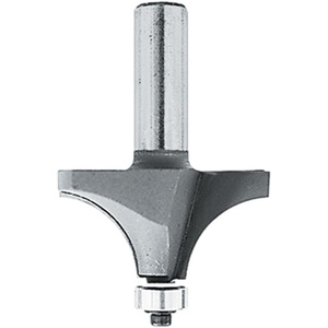Makita 733121-2A Router Bit Corner Rounding Carbide Tip, 1/2-Inch Radius, 2 Cutting Flutes, 1/2-Inch Shank