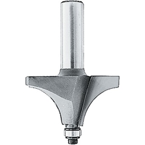 Makita 733121-6A Router Bit 1/4-Inch Bead, 2 Cutting Flutes, 1/4-Inch Shank Carbide Tip
