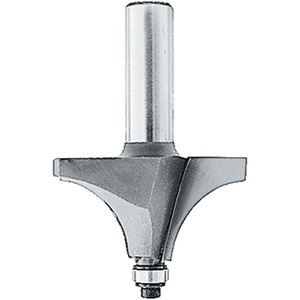 Makita 733122-0A 3/8-Inch Beading, 2 Cutting Flutes, 1/4-Inch Shank Carbide Tip Router Bit