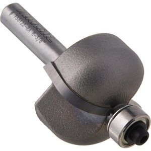 Makita 733122-8A Router Bit 3/8-Inch Cove, 2 Flute, 1/4-Inch SH, C.T.
