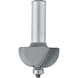 Makita 733123-0A 1/2-Inch Cove 2-Cutting Flutes Carbide Tip Router Bit, 1/4-Inch Shank
