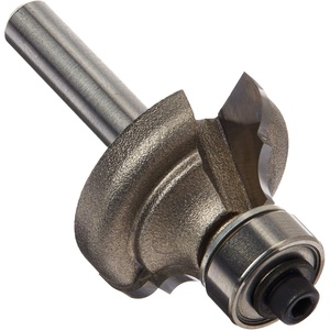 Makita 733126-0A Router Bit Cove and Bead, 2 Flute, 1/4-Inch SH, C.T.