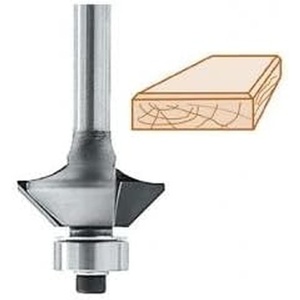 Makita 733128-3A Router Bit, 15 Degree Bevel Trim, 2 Flute, 1/4-Inch SH, C.T.