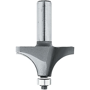 Makita 733293-A 3/4-Inch Corner Rounding, 2 Cutting Flutes, 1/2-Inch Shank Carbide Tip Router Bit