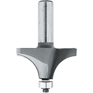 Makita 733329-A Router Bit Corner Rounding, 1-Inch Radius Cut, 2 Cutting Flutes