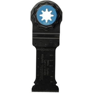 Makita E-08492 StarlockPlus® Oscillating Multi-Tool 1-1/4″ Hard Metal with Tungsten Carbide Teeth Plunge Cut Blade for Metal Cutting