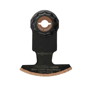 Makita E-08595 StarlockMax® Oscillating Multi-Tool 2-3/4″ Hard Metal with Tungsten Carbide 50 Grit Grout and Abrasive Segmented Saw Blade