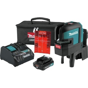 Makita SK106DNAX 12V max CXT® Lithium-Ion Cordless Self-Leveling Cross-Line/4-Point Red Beam Laser Kit (2.0Ah)(Kit)