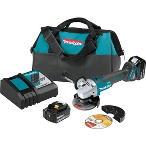 Makita XAG04T 18V LXT BL 4-1/2″/ 5″ Cut-Off/Angle Grinder Kit