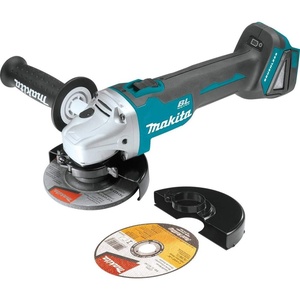 Makita XAG04Z 18V LXT® Lithium-Ion Brushless Cordless 4-1/2” / 5″ Cut-Off/Angle Grinder, Tool Only | Lithium-Ion with 5.0Ah Battery, Tool Only(Angle Grinder)