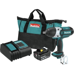 Makita XWT04S1 18V LXT® Lithium-Ion Cordless 1/2″ Sq. Drive Impact Wrench Kit (3.0Ah)