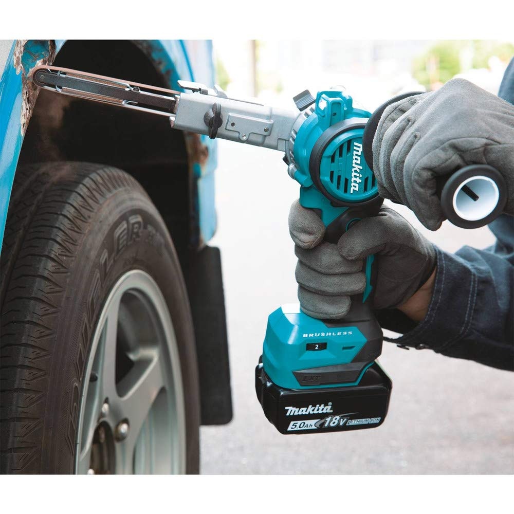 image:image18V LXT LithiumION Cordless BRUSHLESS 38 X 21 in Detail Belt Sander KIT with 2 50AH B
