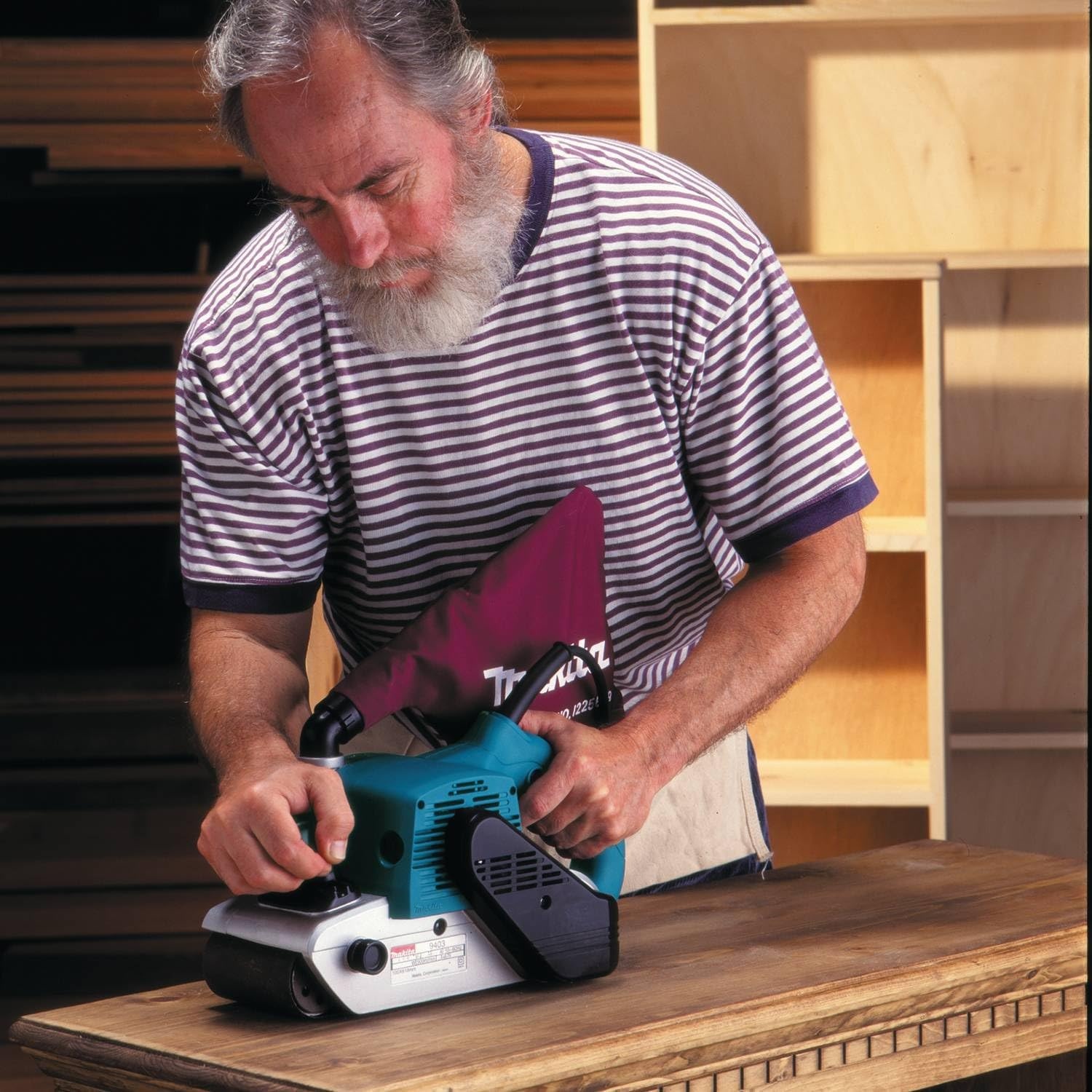 image:imageMakita 9403 4 x 24 Belt Sander Teal Corded ElectricBelt sander