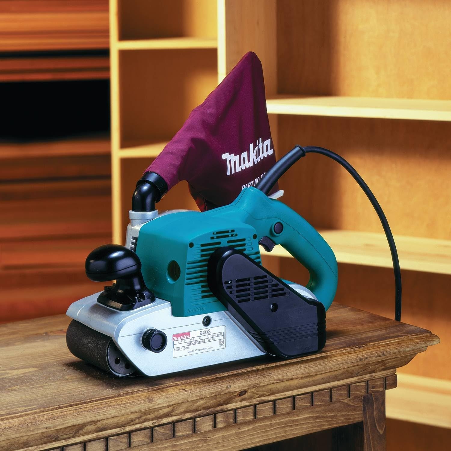 image:imageMakita 9403 4 x 24 Belt Sander Teal Corded ElectricBelt sander