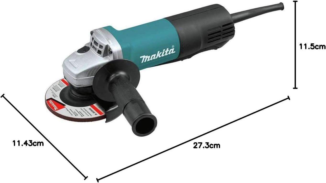 image:imageMakita 9557PBX1 412 Paddle Switch CutOffAngle GrinderTool with Case