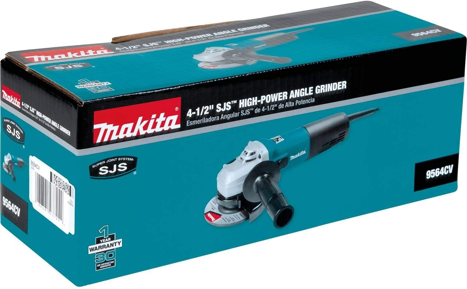 image:imageMakita 9564CV 412Inch SJS HighPower Angle Grinder0 Pack of 4